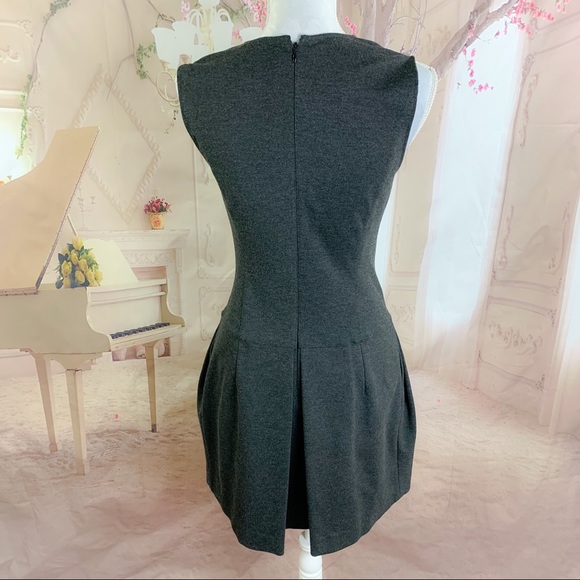 NEW Vince Pleated Gray Point Career Dress - Picture 6 of 11